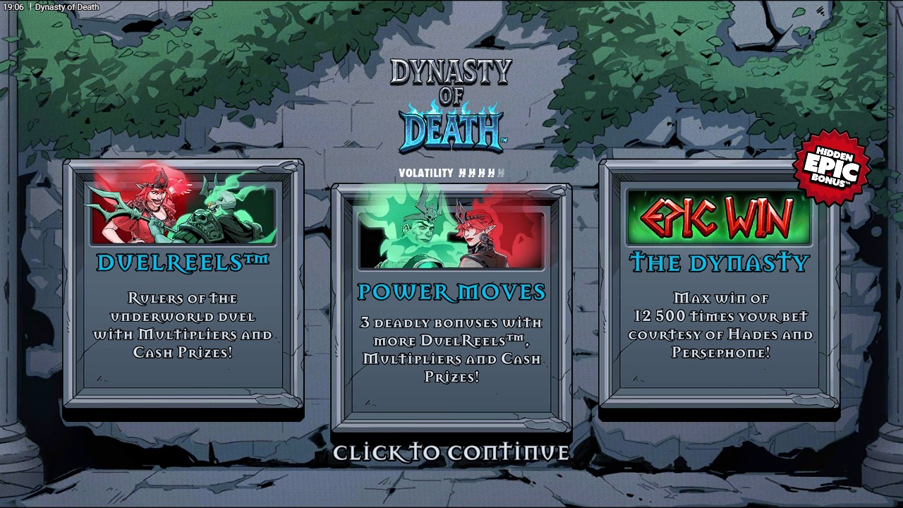 Dynasty of Death game cover